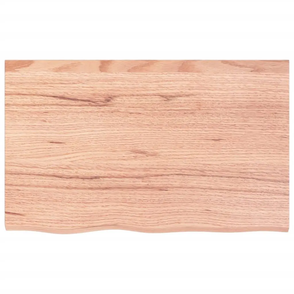 Bathroom Countertop Solid Wood 80x50x6 cm Brown Vanity Worktop Desk Cabinet Top