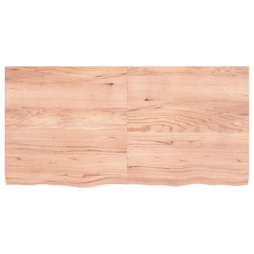 Bathroom Countertop Worktop Vanity Top Brown Solid Wood 120x60x6cm Folding