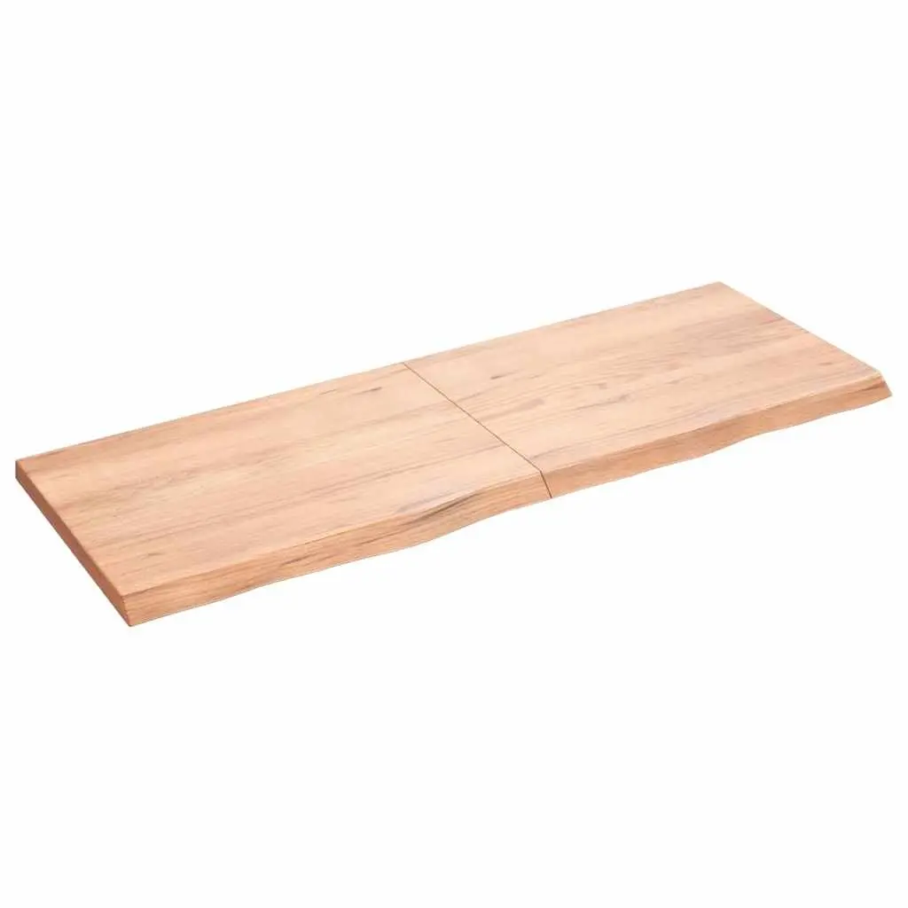 Bathroom Countertop 140x50x4cm Solid Oak Wood