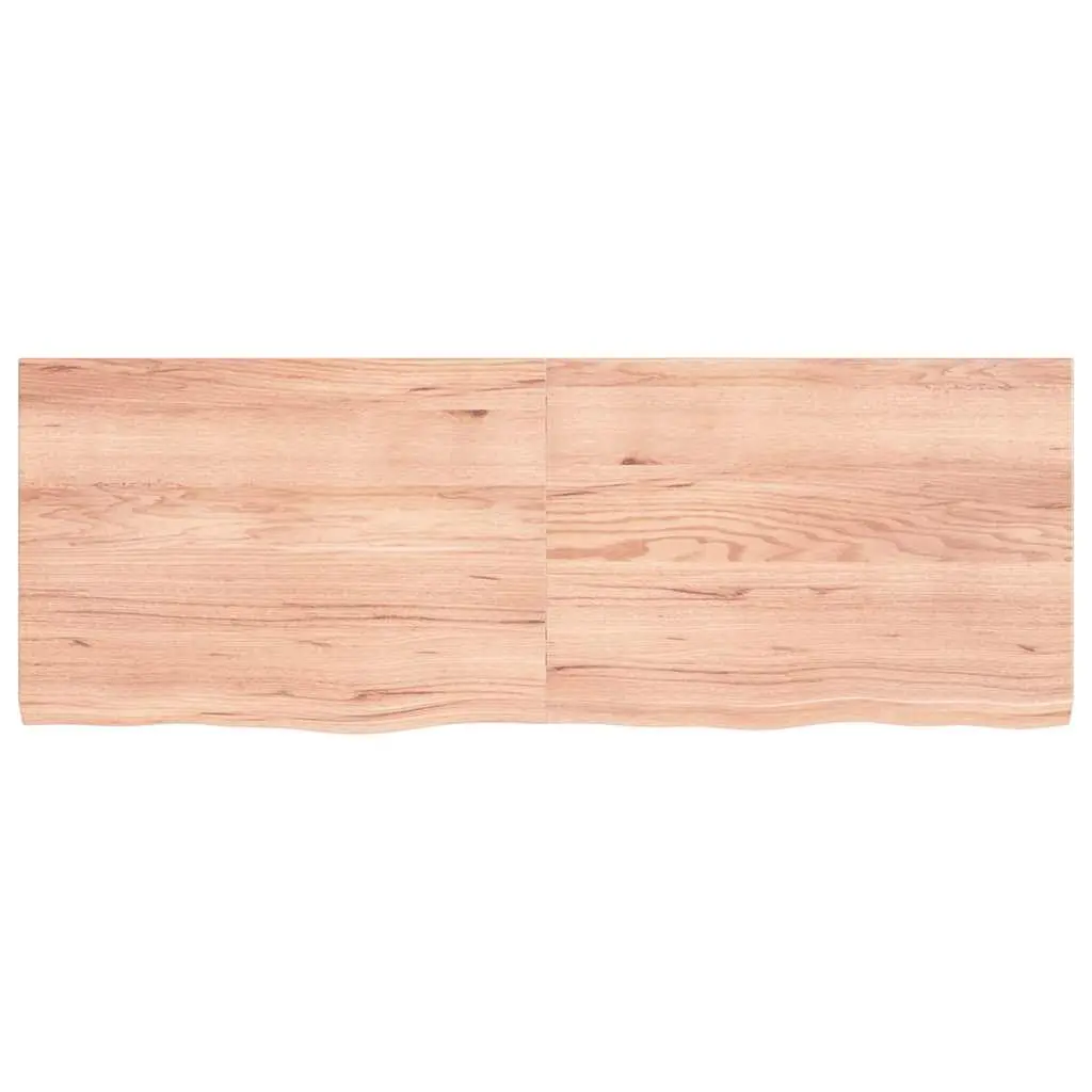 Bathroom Countertop 140x50x4cm Solid Oak Wood