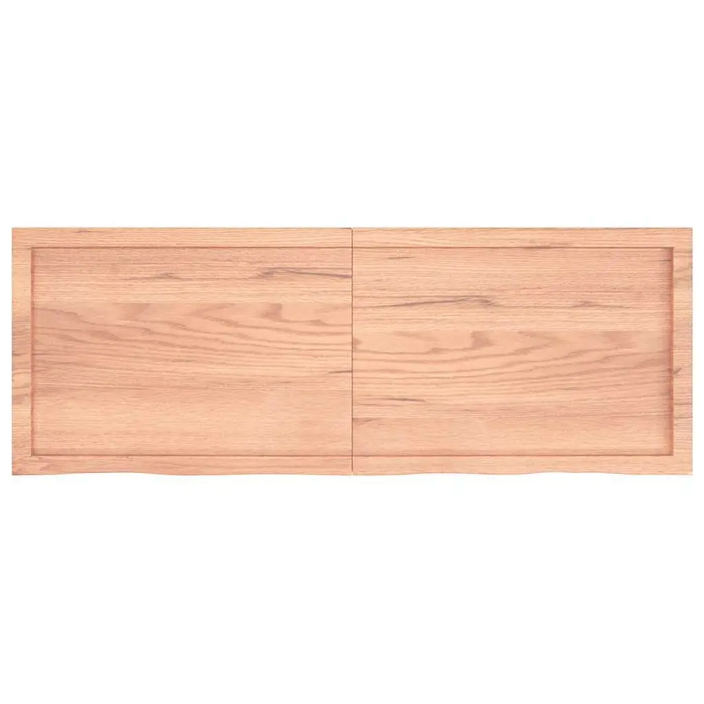 Bathroom Countertop 140x50x6 cm Solid Oak Wood