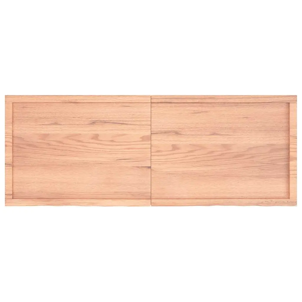 Bathroom Countertop Solid Oak Wood Brown 160x60x4 cm Treated Worktop Vanity