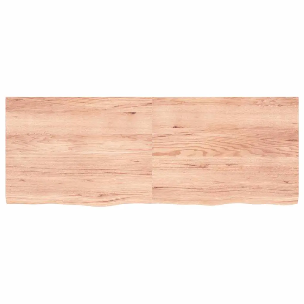 Bathroom Countertop Solid Oak Wood Brown 160x60x4 cm Treated Worktop Vanity