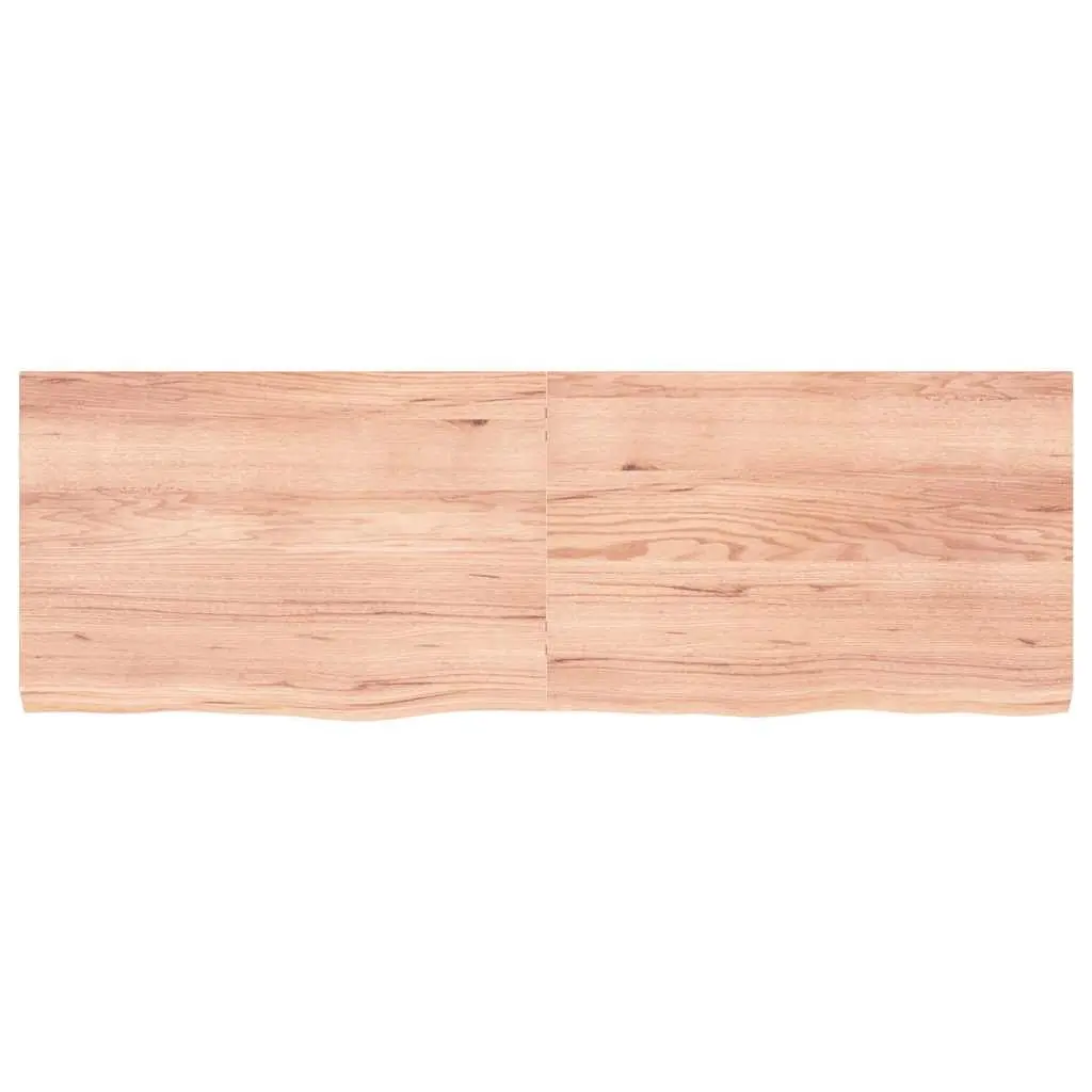Solid Oak Bathroom Countertop 180x60cm