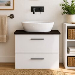 Bathroom Countertop Solid Wood 60x50cm - Specifications