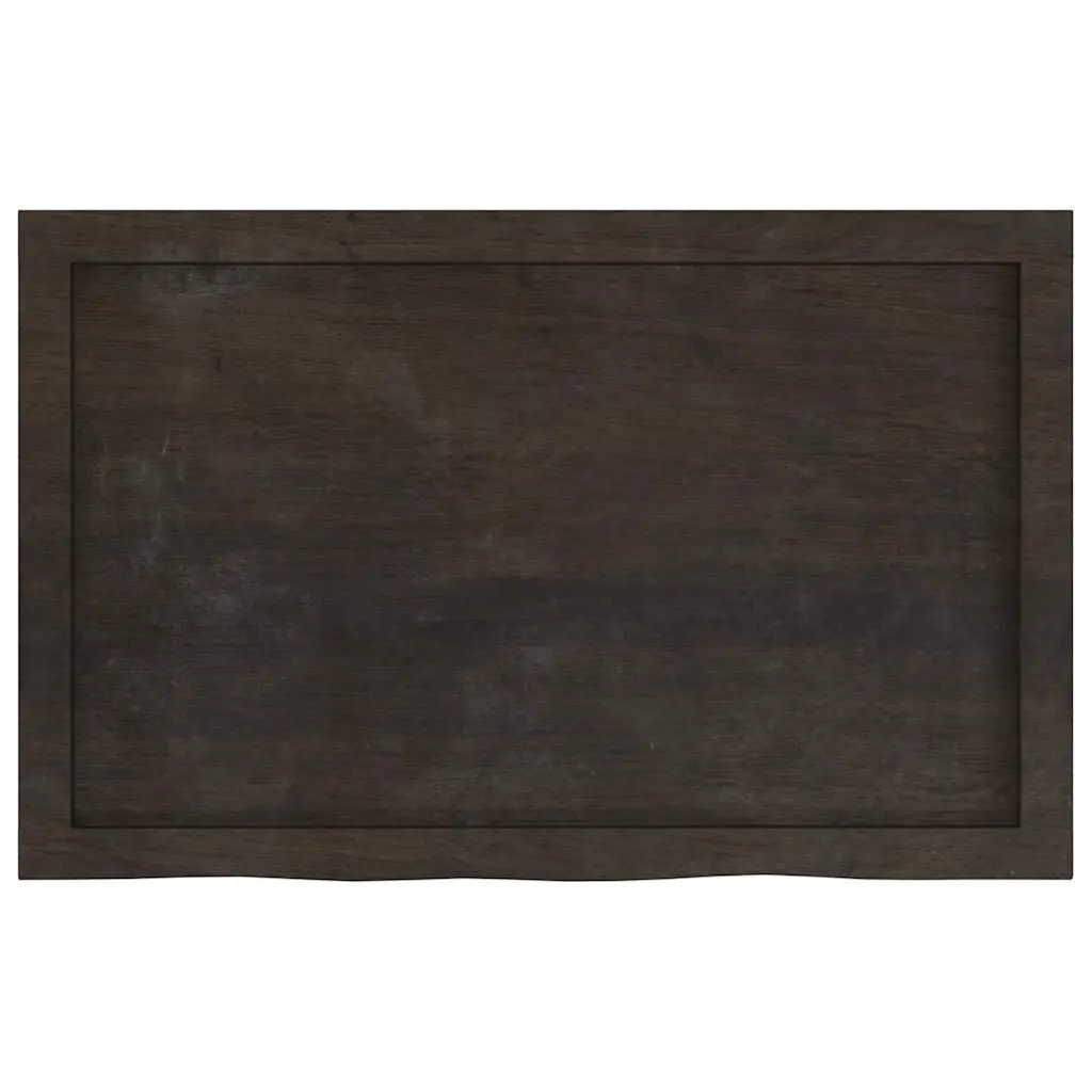 Solid Oak Wood Bathroom Countertop 80x50cm