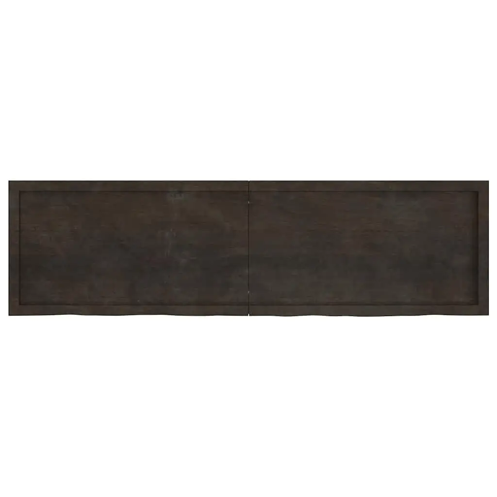 Solid Wood Bathroom Countertop 180x50x4cm