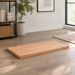 Solid Oak Tabletop Dimensions: 80x50x6cm, Live Edge Finish