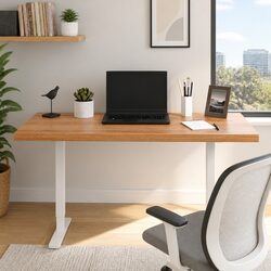 Solid Oak Wood Table Top - Dimensions 100x50x4 cm