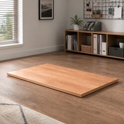 Specifications of Solid Oak Wood Table Top 100x60x2 cm