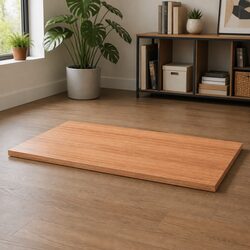 Dimensions: 100x60x4 cm Light Brown Oak Table Top