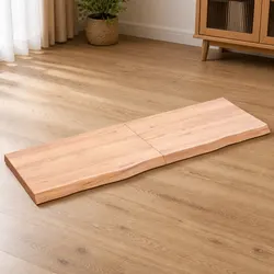 Solid Oak Wood Tabletop Dimensions 120x40x4cm - Folding Board