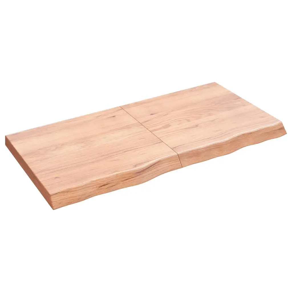 Wooden Table Top for Home or Commercial Use Brown Solid Oak 120x60x6 cm Foldable Replacement Board
