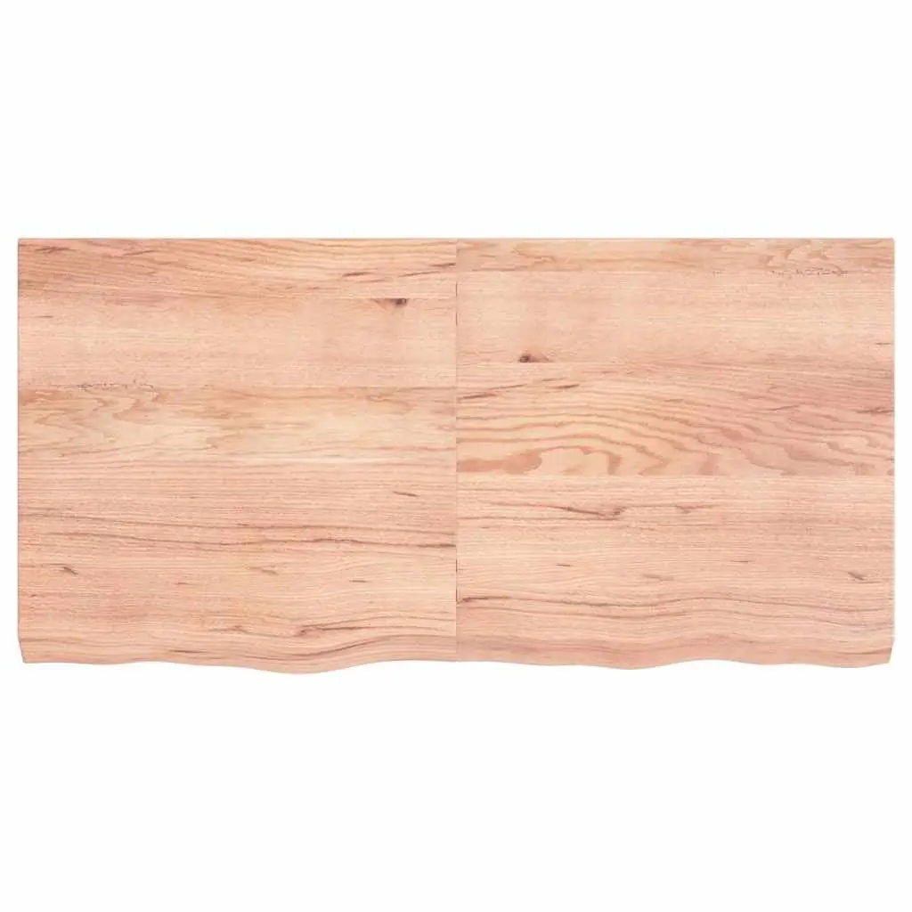 Wooden Table Top for Home or Commercial Use Brown Solid Oak 120x60x6 cm Foldable Replacement Board