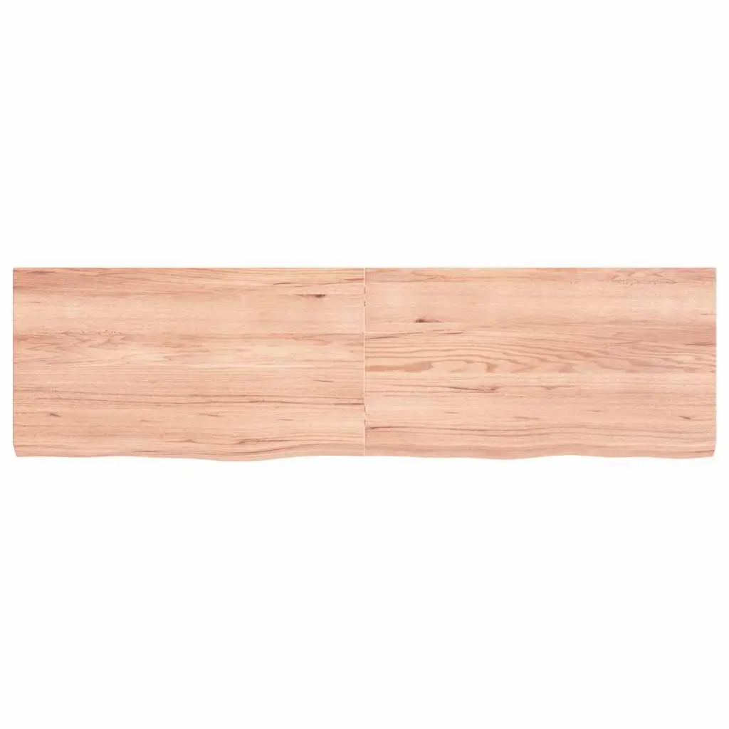 Solid Oak Wood Table Top Brown Replacement Board 180x50x6 cm Folding Desktop