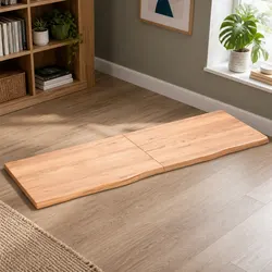 Specifications for Solid Oak Wood Table Top 180x60x4 cm
