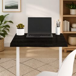 Wooden Table Top Specifications: 60x60x4 cm Dark Brown Oak