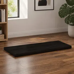 Wooden Table Top Dimensions 80x40x4 cm Solid Oak Dark Brown