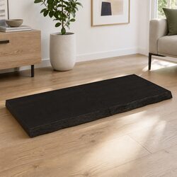 Solid Oak Wood Table Top 120x50cm - Detailed Specs Inside