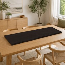 Specifications of Solid Oak Wood Tabletop 160x60cm Dark Brown