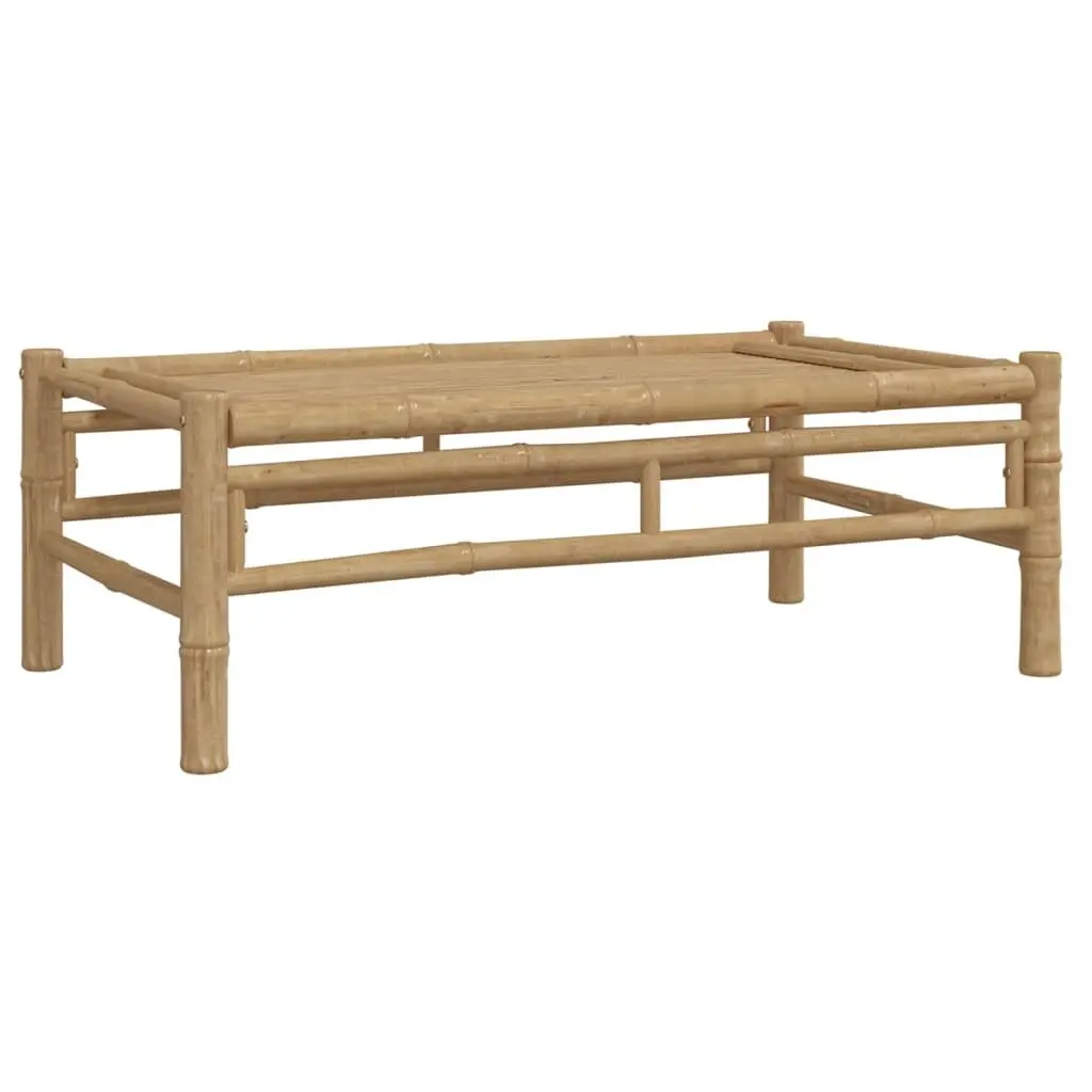5 Piece Bamboo Garden Lounge Set Outdoor Furniture Brown