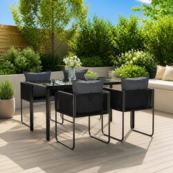 5 Piece Garden Dining Set - Specs and Features Listed