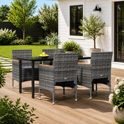 Detailed Specifications of Garden Dining Set 5 Piece