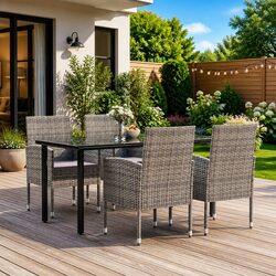 Specifications of 5-Piece Garden Dining Set