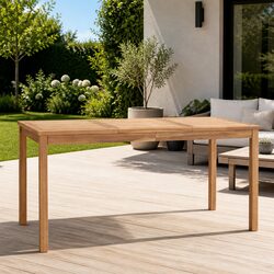 Dimensions and Features of Teak Wood Outdoor Dining Table