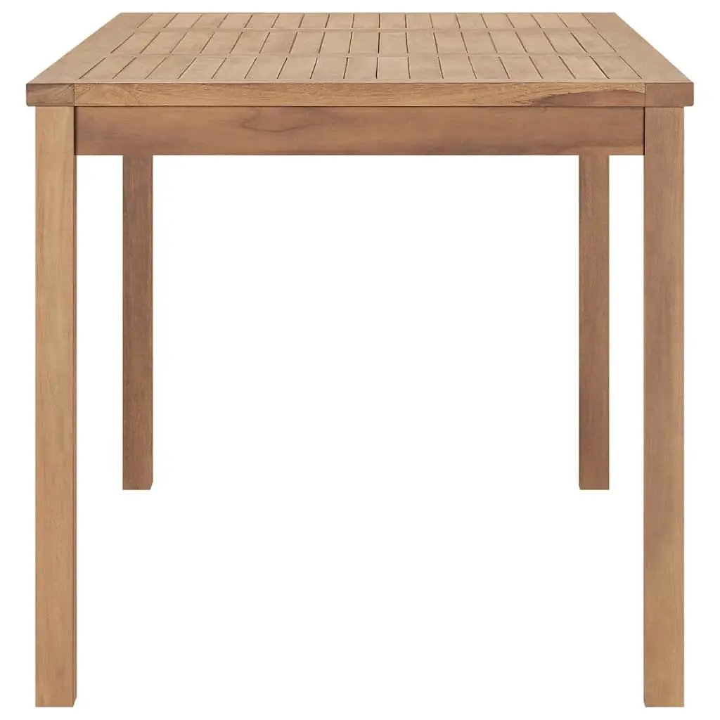 Outdoor Dining Table Garden Patio 160x80cm Solid Teak Wood