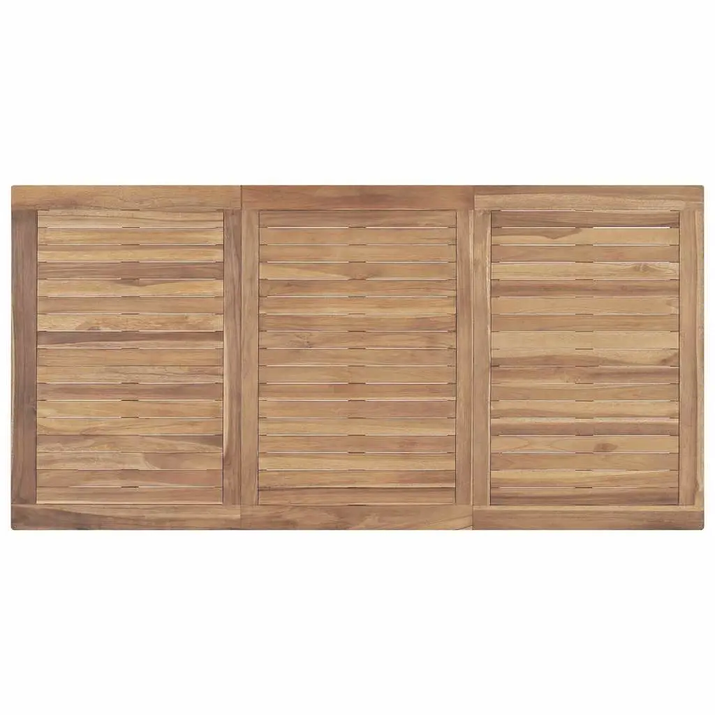 Outdoor Dining Table Garden Patio 160x80cm Solid Teak Wood