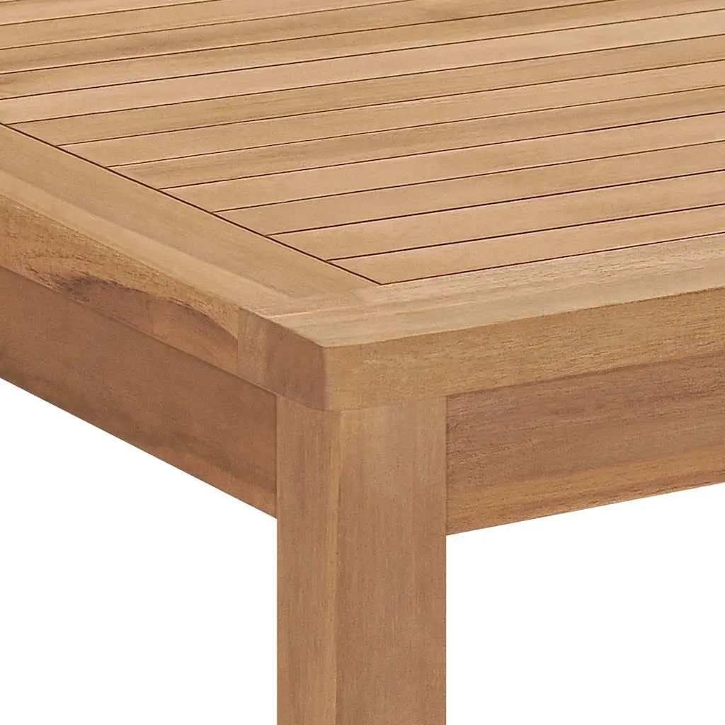 Outdoor Dining Table Garden Patio 160x80cm Solid Teak Wood