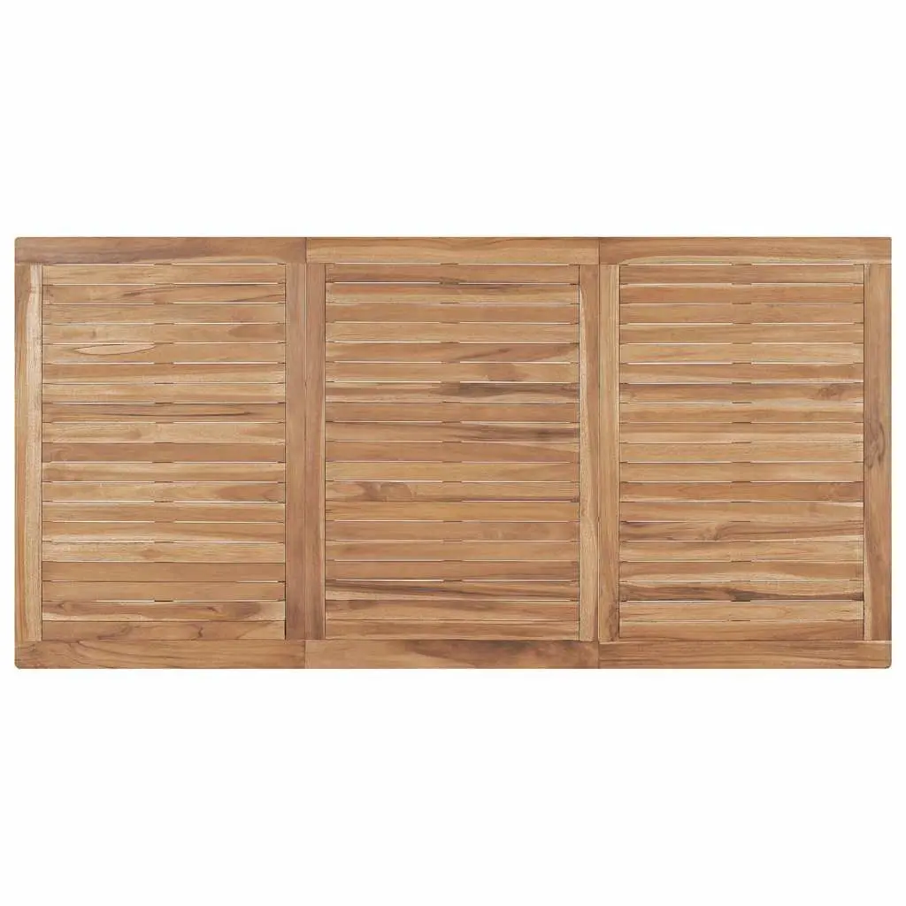 Outdoor Dining Table 180x90x77cm Solid Teak Wood Garden Patio Furniture Brown