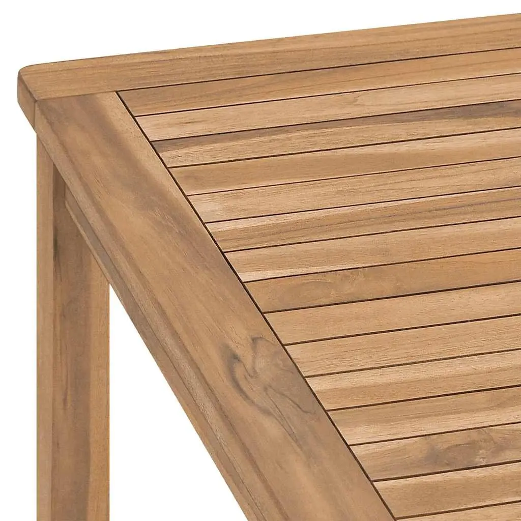 Outdoor Dining Table 180x90x77cm Solid Teak Wood Garden Patio Furniture Brown