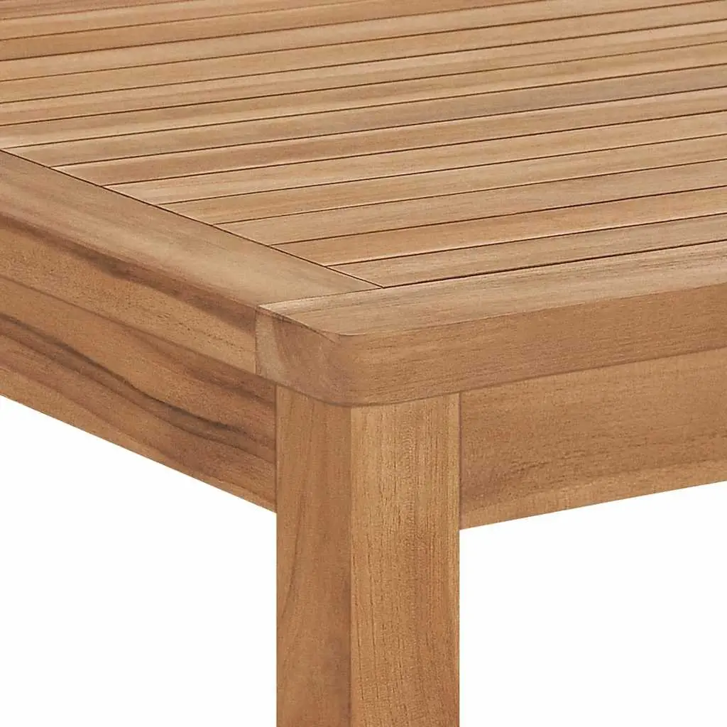 Outdoor Dining Table 180x90x77cm Solid Teak Wood Garden Patio Furniture Brown