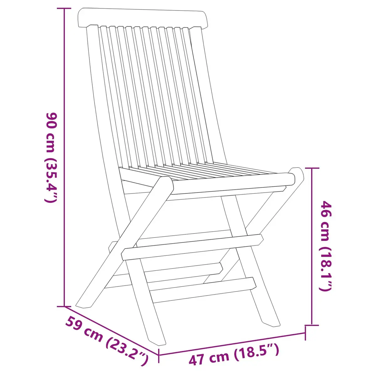 5-Piece Garden Dining Set with Solid Teak Wood Construction