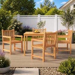 Specifications of 5 Piece Garden Dining Set in Teak Wood