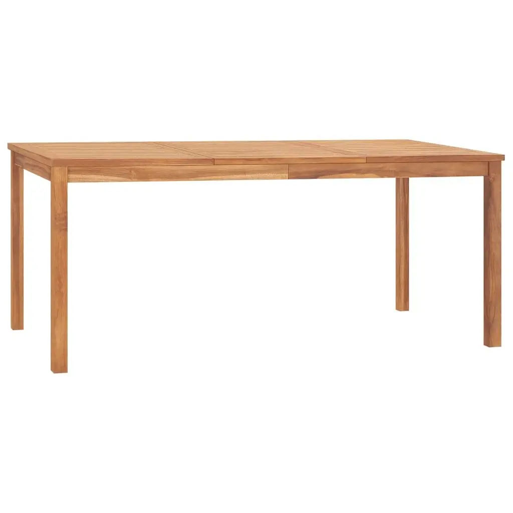 Garden Dining Set Outdoor Furniture 3 Piece Teak Wood Table Benches