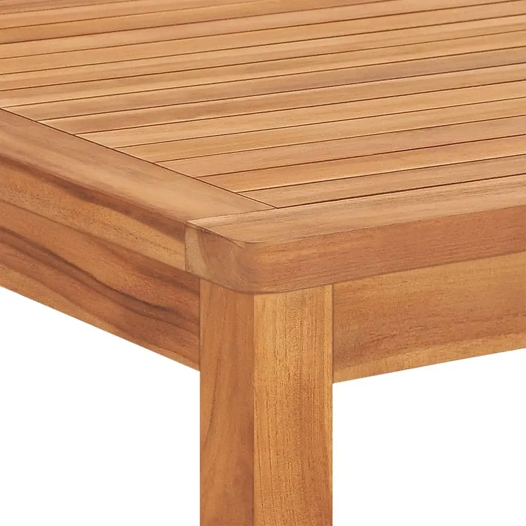 Garden Dining Set Outdoor Furniture 3 Piece Teak Wood Table Benches