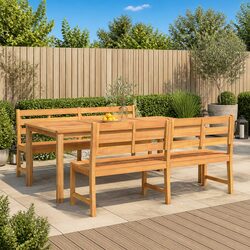 Specifications for 3-Piece Teak Wood Dining Set