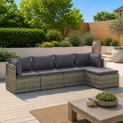 Specifications of the 5 Piece Garden Lounge Set - Grey