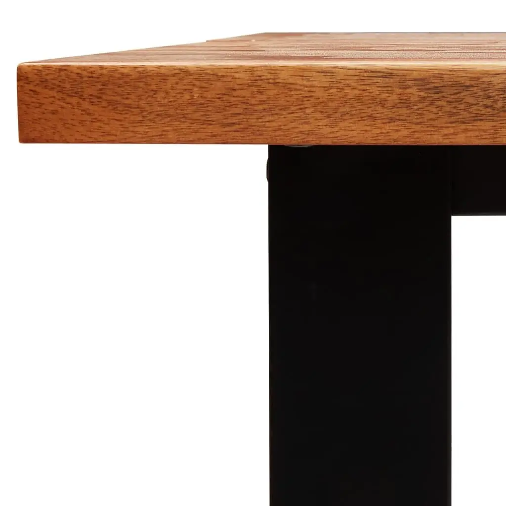 3 Piece Live Edge Acacia Dining Set