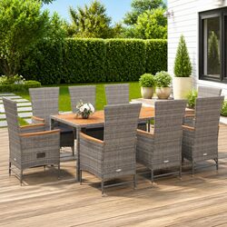 9-Piece Outdoor Dining Set: Specs and Features Overview