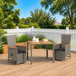 Detailed Specs of 3 Piece Outdoor Garden Dining Set