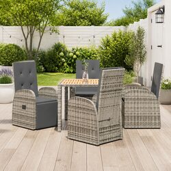 5 Piece Outdoor Dining Set - Dimensions and Features