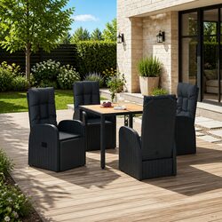 Specifications of 5 Piece Outdoor Garden Dining Set
