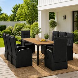 9 Piece Garden Patio Dining Set Specifications and Features