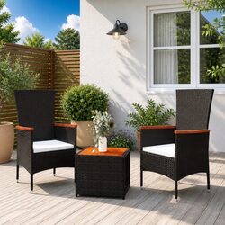 3 Piece Garden Lounge Set: Specs and Details