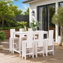 Wooden Garden Bar Set: 7-Piece Specifications