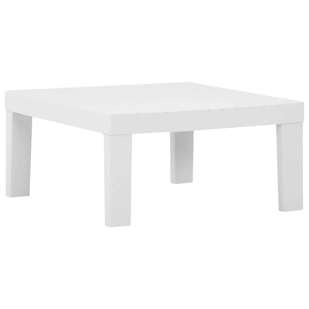 Garden Lounge Set 2 Piece Outdoor Furniture with Cushions White Seating
